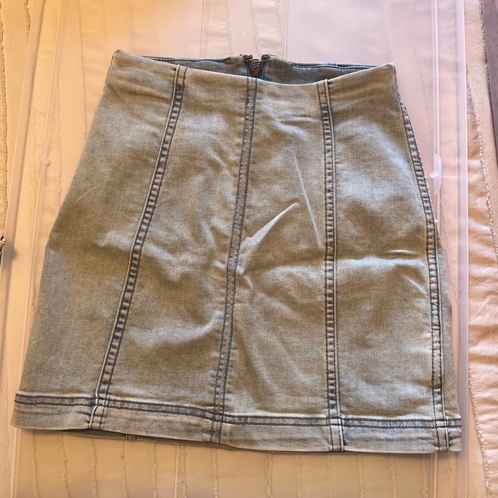 jean skirt